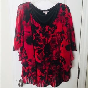Dress Barn Flowered Blouse